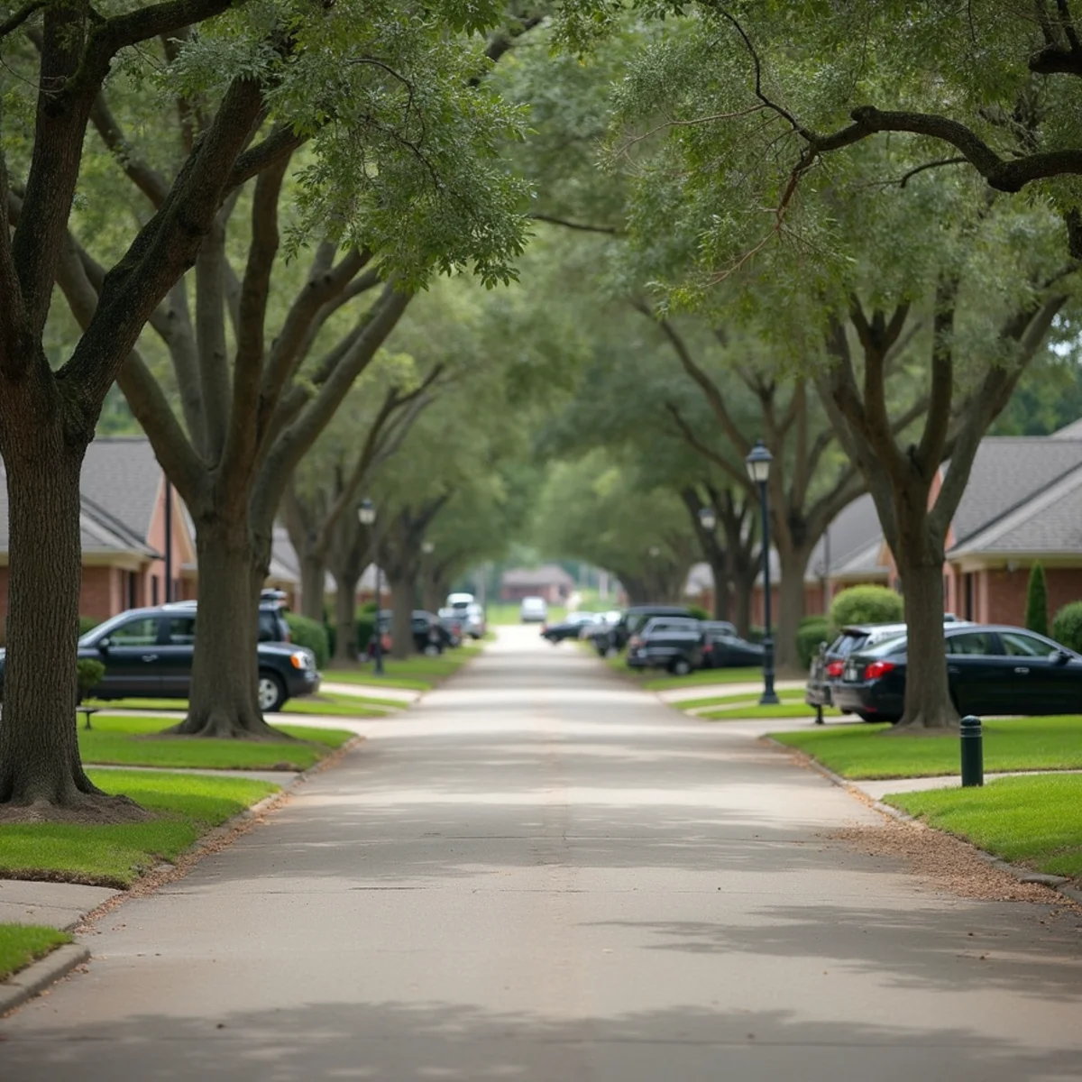 HVAC technician arriving at a lakeside home in Walden on Lake Houston in Atascocita, TX